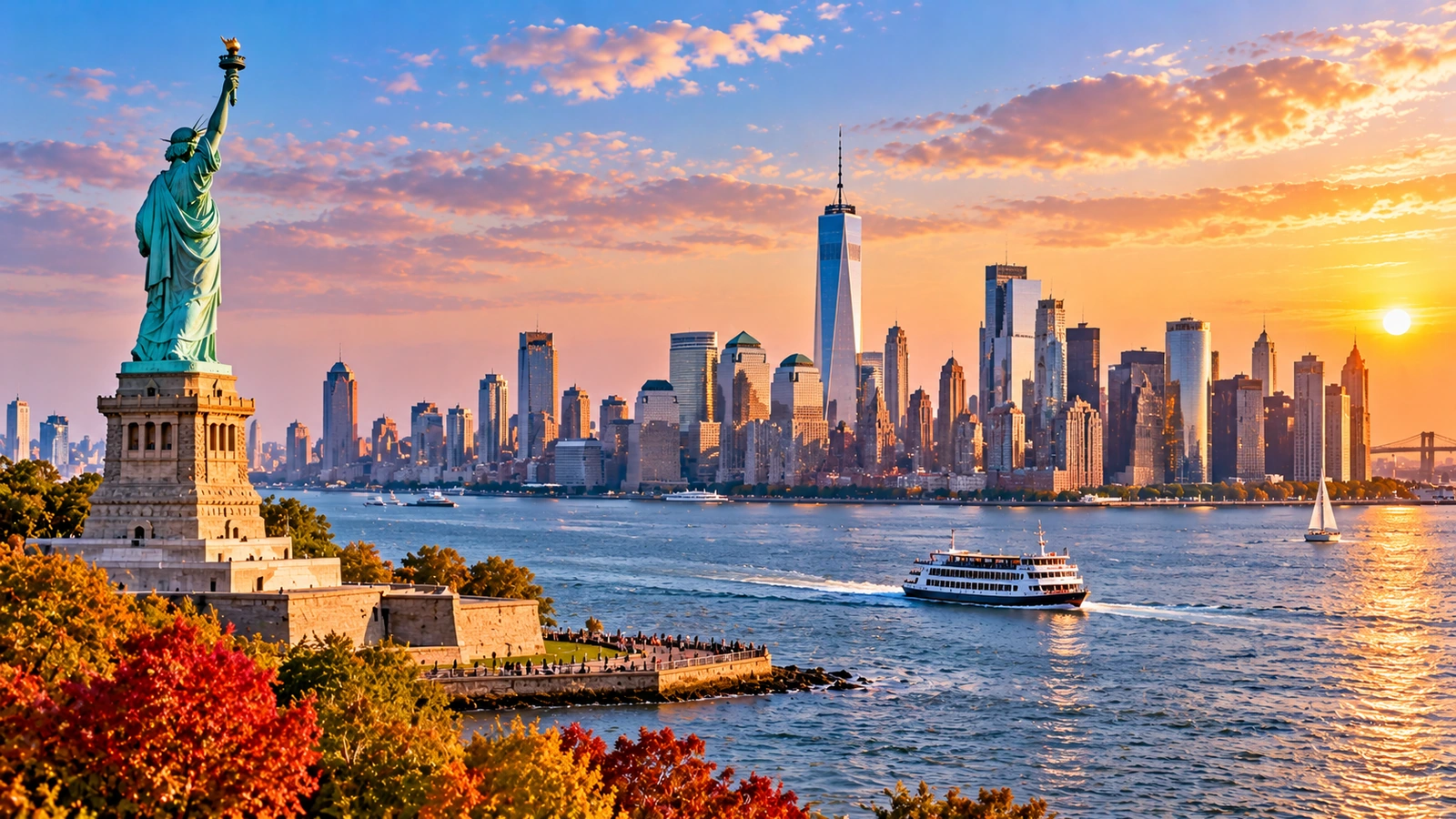 Scenic view of North America